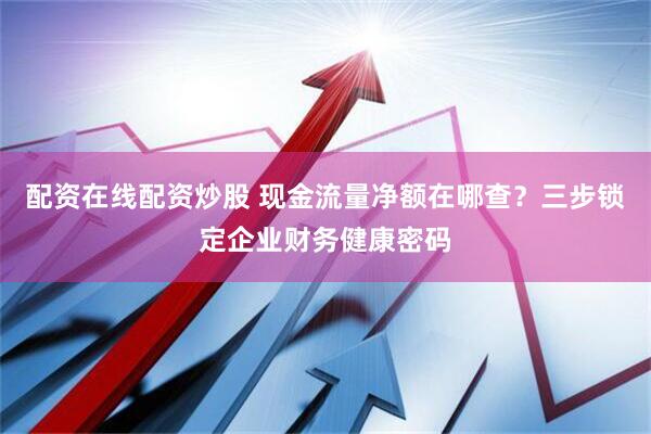 配资在线配资炒股 现金流量净额在哪查？三步锁定企业财务健康密码