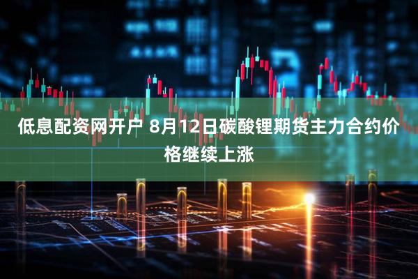 低息配资网开户 8月12日碳酸锂期货主力合约价格继续上涨